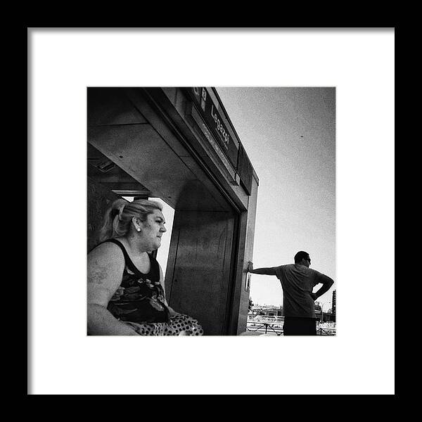 Citylife Framed Print featuring the photograph Cerberus

#woman #people #instapeople by Rafa Rivas