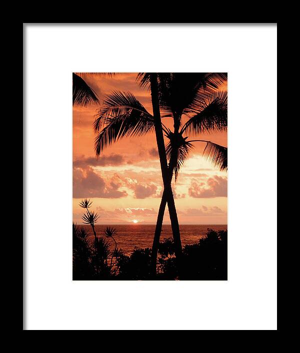 Sunset Framed Print featuring the pyrography Certain Moment by Gina De Gorna