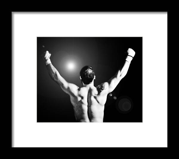 Boxer Framed Print featuring the photograph Champion by Dean Farrell