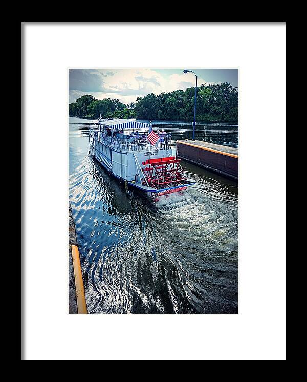 Framed Print featuring the photograph Champlain Canal Patriot by Kendall McKernon