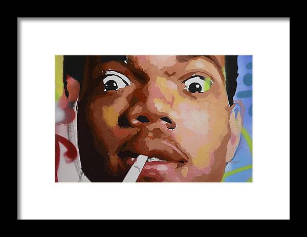 Biggie Framed Print featuring the painting Chance by Richard Day