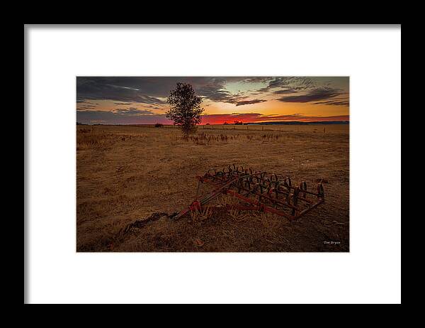 Landscape Framed Print featuring the photograph Change on the Horizon by Tim Bryan