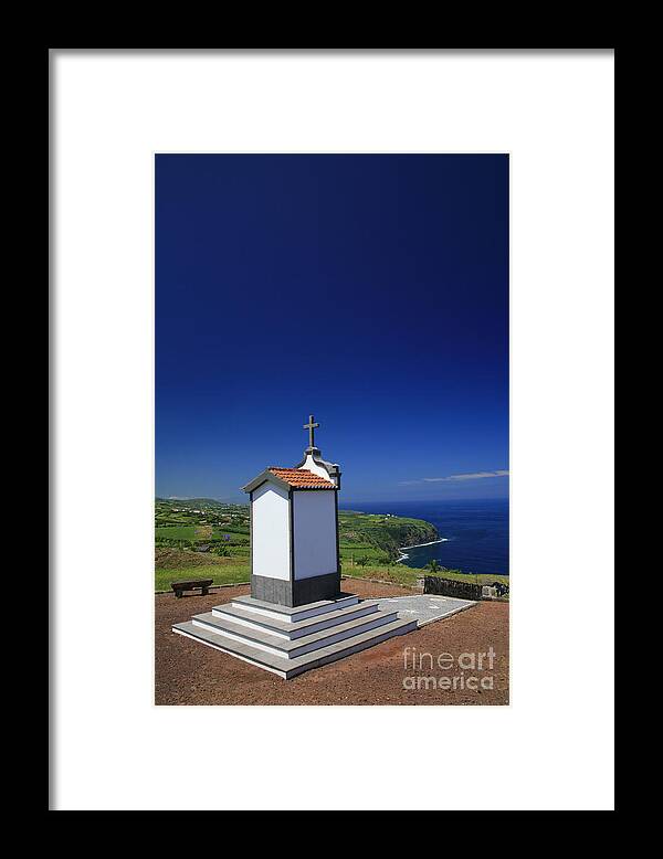 Azores Islands Framed Print featuring the photograph Chapel by Gaspar Avila