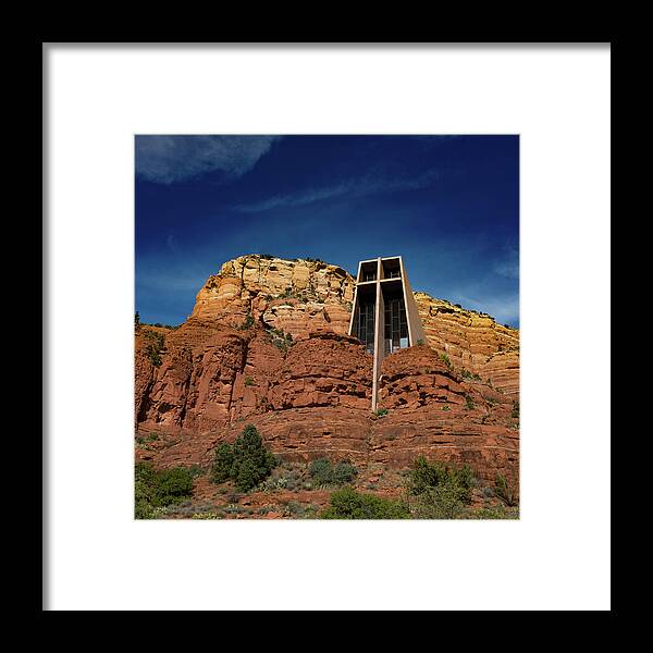 Chapel Framed Print featuring the photograph Chapel of the Holy Cross by Ron White