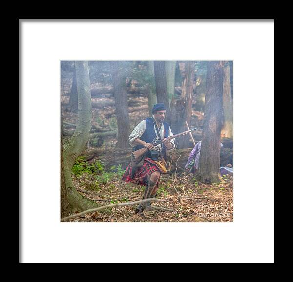 Battle Framed Print featuring the digital art Charge in the Forest by Randy Steele