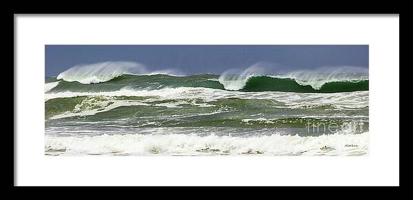 Charging Forward Framed Print featuring the photograph Charging Forward by Michelle Constantine