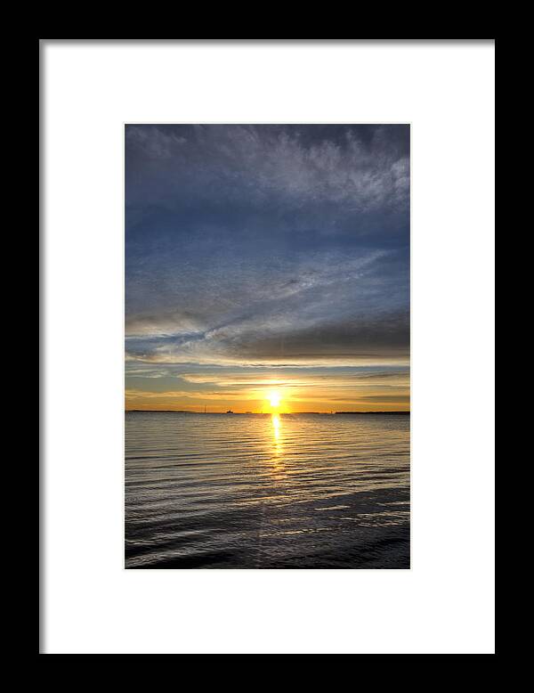 Charleston Sc Framed Print featuring the photograph Charleston SC Sunrise by Dustin K Ryan