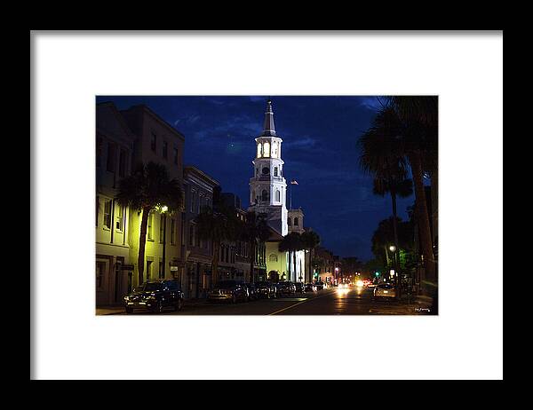 Ken Framed Print featuring the photograph Charleston South Carolina Historic Church by Ken Figurski