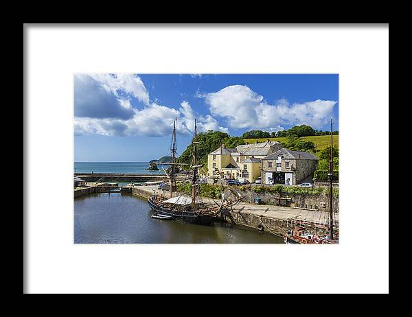 Charlestown Framed Print featuring the photograph Charlestown, Cornwall 2 by Ian Dagnall