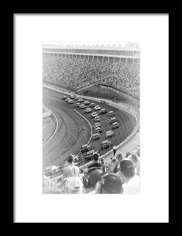 Racetrack Framed Print featuring the photograph A Day At The Racetrack #2 by Karol Livote