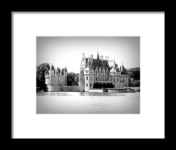 Europe Framed Print featuring the digital art Chateau de la Bretesche - France by Joseph Hendrix