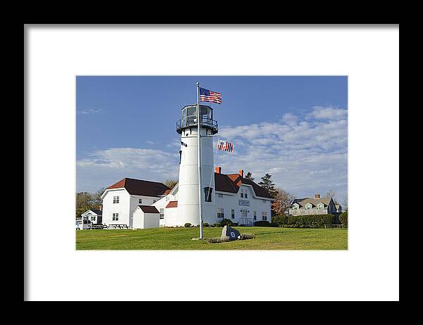 Cape Cod Framed Print featuring the photograph Chatham Lighthouse I by Marianne Campolongo