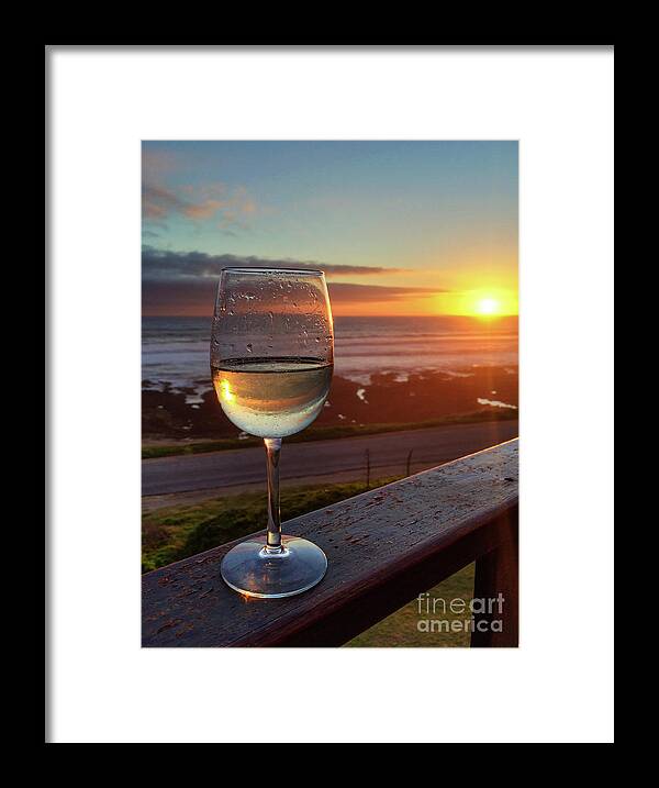 Ocean Framed Print featuring the photograph Cheers by Jennifer Ludlum
