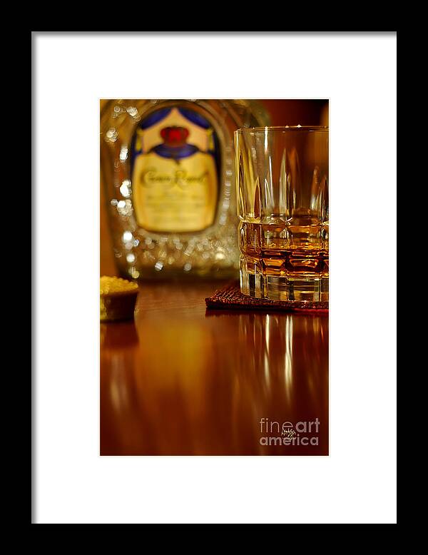 Whiskey Framed Print featuring the photograph Cheers by Lois Bryan