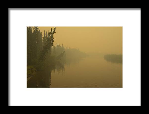 Alaska Framed Print featuring the photograph Chena River by Gary Lengyel