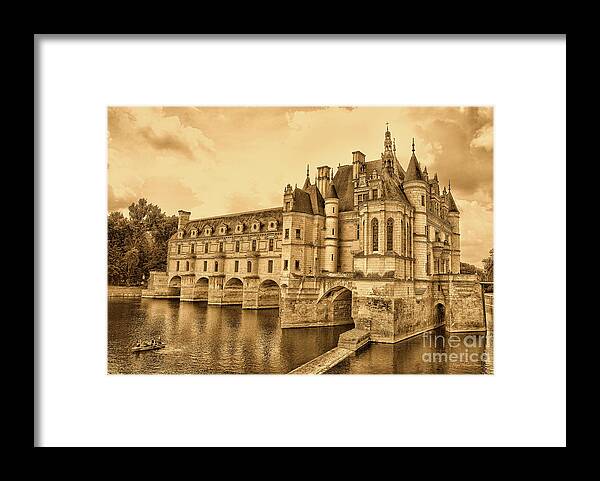 Chenonceau Framed Print featuring the photograph Chenonceau by Nigel Fletcher-Jones