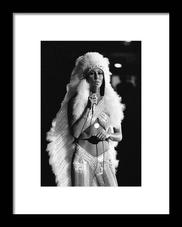 Cher Framed Print featuring the photograph Cher by Jim Mathis