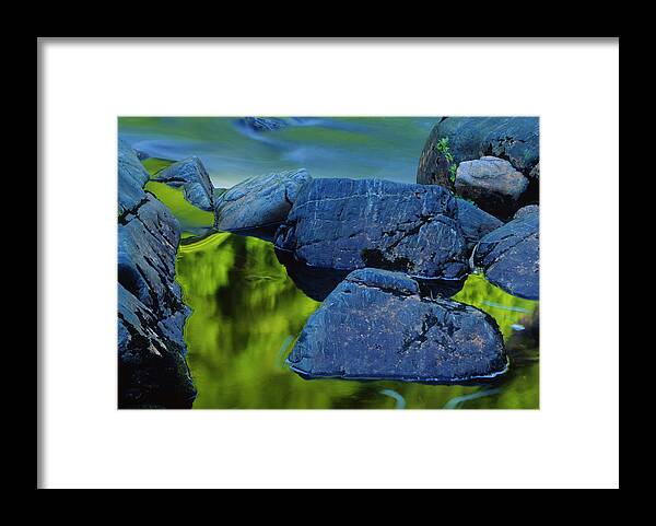 Spring Framed Print featuring the photograph Cheticamp River Spring Reflections #2 by Irwin Barrett