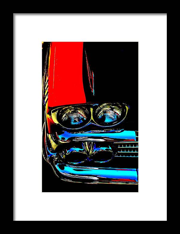 Photograph Framed Print featuring the photograph Chevy by Gwyn Newcombe