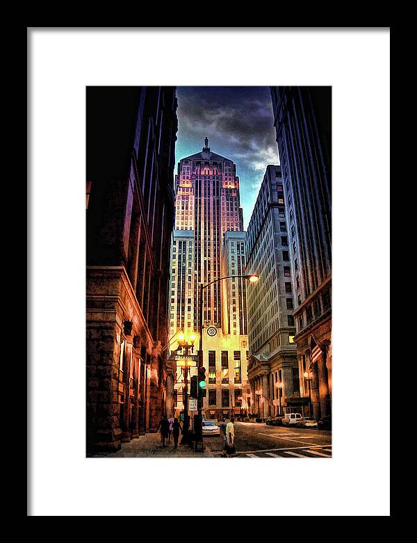 Chicago Framed Print featuring the painting Chicago Board of Trade by Christopher Arndt