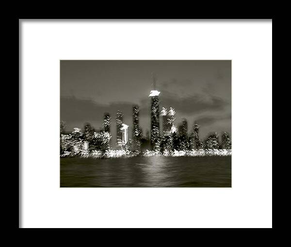 Chicago Framed Print featuring the photograph Chicago Handheld by JoAnn Lense