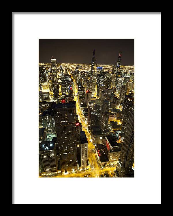 Chicago Framed Print featuring the photograph Chicago Is Always Alive by Shawn Everhart