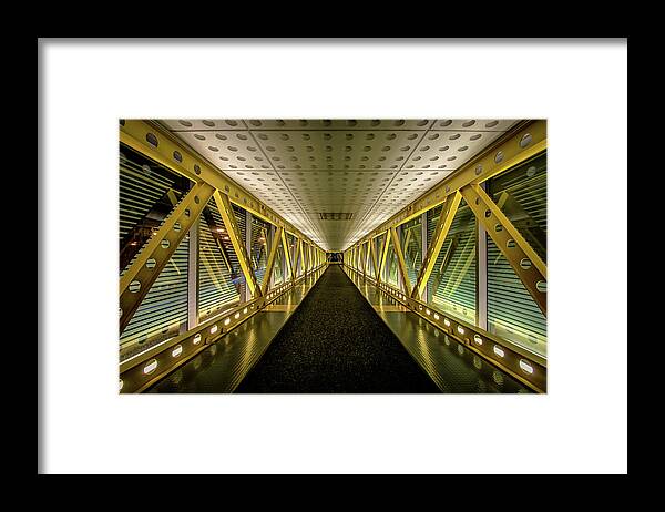 Chicago Framed Print featuring the photograph Chicago Pedway by Raf Winterpacht