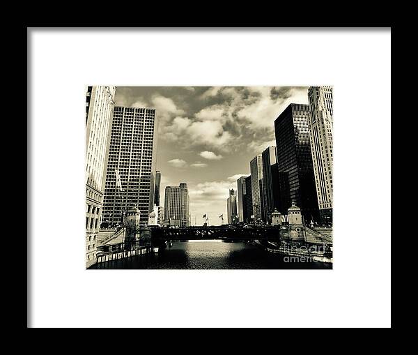 Chicago Framed Print featuring the photograph Chicago River by Dennis Richardson