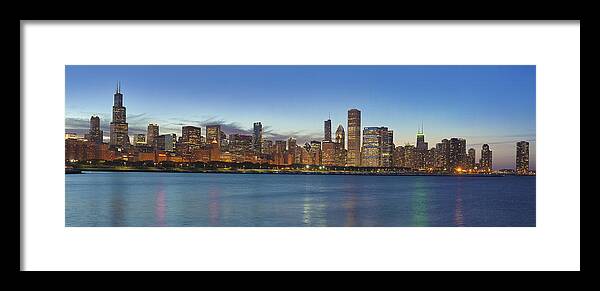 Chicago Framed Print featuring the photograph Chicago Summer 2012 by Donald Schwartz