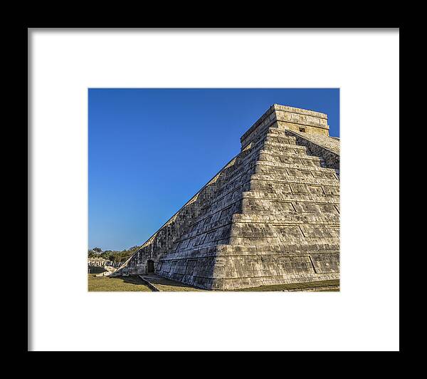 Sky Framed Print featuring the photograph Chichen Itza at Spring Equinox by Pelo Blanco Photo
