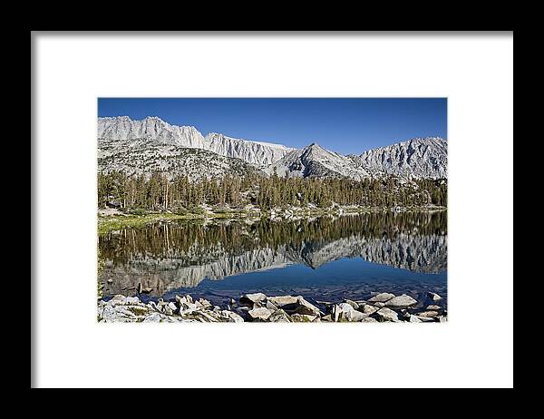 Mountain Framed Print featuring the photograph Chickenfoot Lake by Kelley King