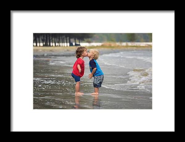 Child Framed Print featuring the digital art Child by Maye Loeser