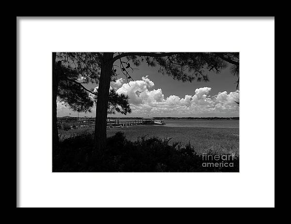 Sullivan's Island Framed Print featuring the photograph Childhood Memories on the Water by Dale Powell
