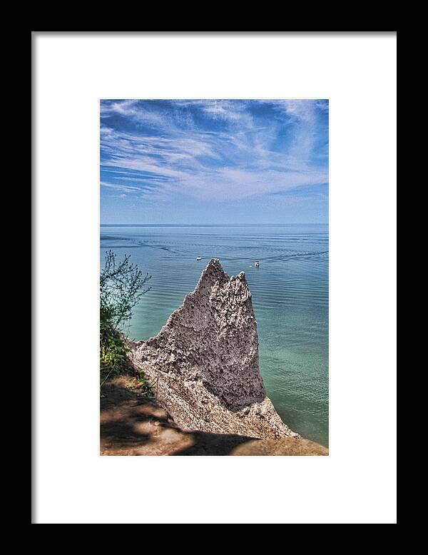Chimney Bluffs Framed Print featuring the photograph Chimney Bluffs Wolcott NY by Gerald Salamone