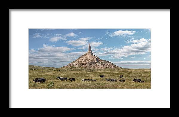 Chimney Rock Framed Print featuring the photograph Chimney Rock by Susan Rissi Tregoning