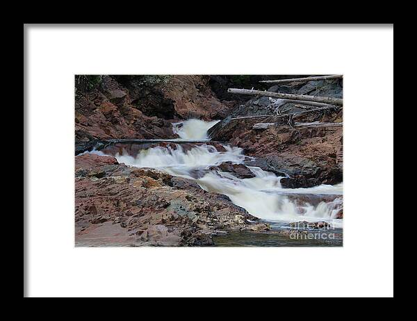 Chippewa Falls Framed Print featuring the photograph Chippewa Falls by Rachel Cohen