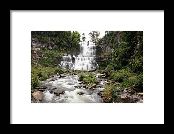 Chittenango Falls Framed Print featuring the photograph Chittenango Falls by George Jones