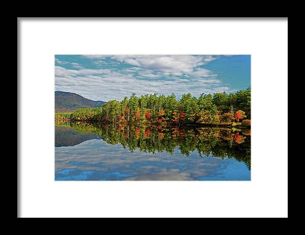 Chocorua Lke Framed Print featuring the photograph Chocorua Lake Reflection by Liz Mackney