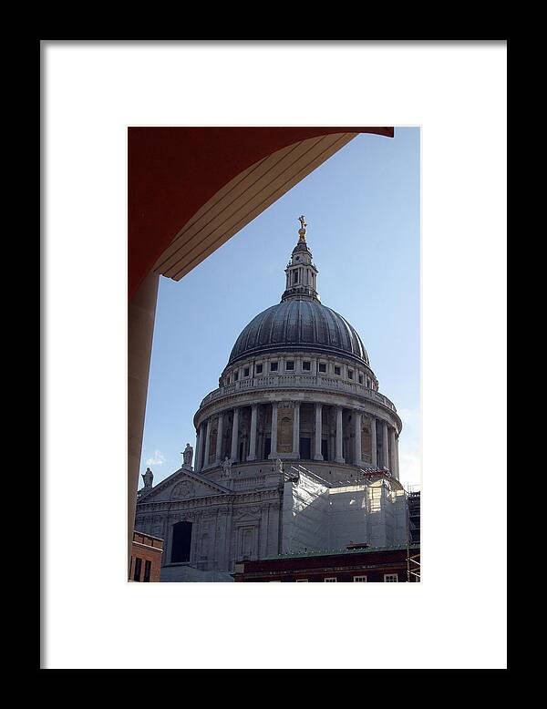 Jez C Self Framed Print featuring the photograph Chopping St Pauls by Jez C Self
