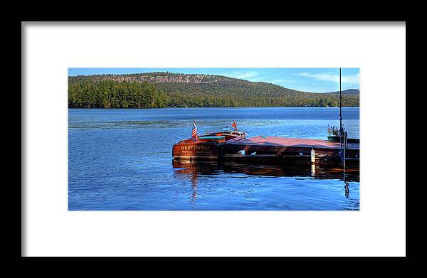 1958 Chris-craft Continental Framed Print featuring the photograph 1958 Chris Craft Continental by David Patterson