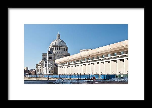 Architecture Framed Print featuring the photograph Christian Science Church by Caroline Stella