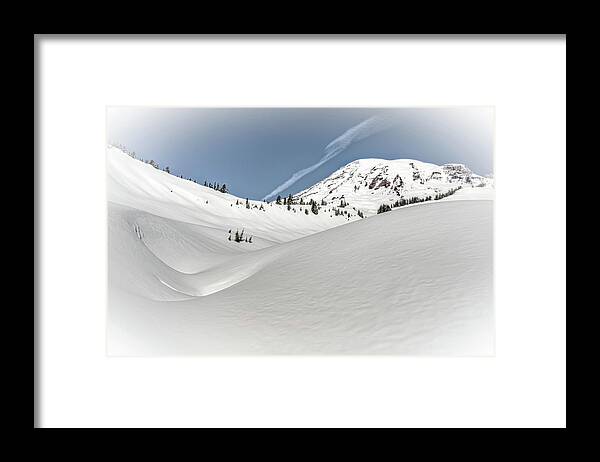 Mount Rainier Framed Print featuring the photograph Christmas Card by Judi Kubes