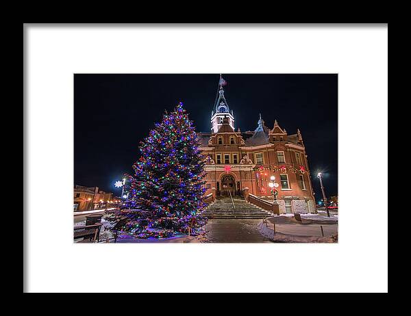 Stratford Framed Print featuring the photograph Christmas in Stratford by Jay Smith