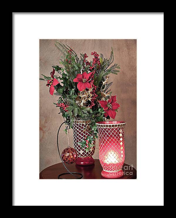 Christmas Framed Print featuring the photograph Christmas Jewels by Sherry Hallemeier