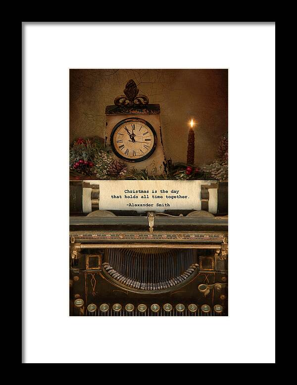 Christmas Framed Print featuring the photograph Christmas Time by Robin-Lee Vieira