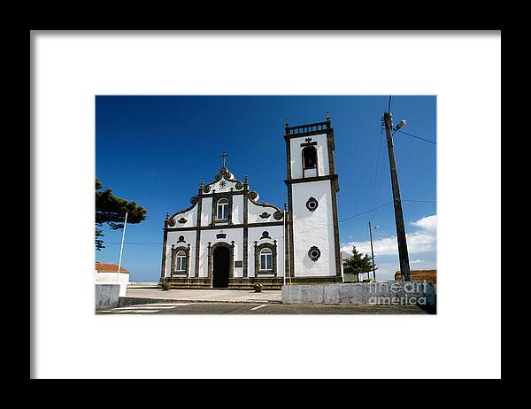 Sao Miguel Framed Print featuring the photograph Church in the Azores by Gaspar Avila
