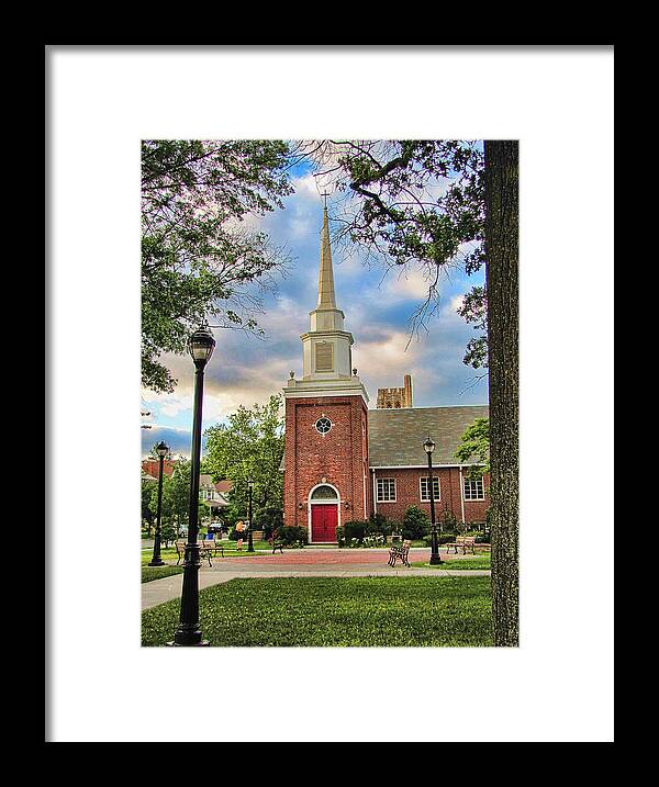 Church Framed Print featuring the photograph Church by John Rivera