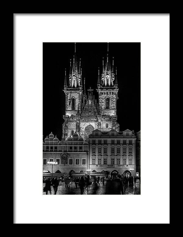 Czech Republic Framed Print featuring the photograph Church of Our Lady before Tyn in Prague by Robert Davis