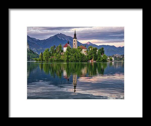 Europe Framed Print featuring the photograph Church of the Assumption. by Usha Peddamatham
