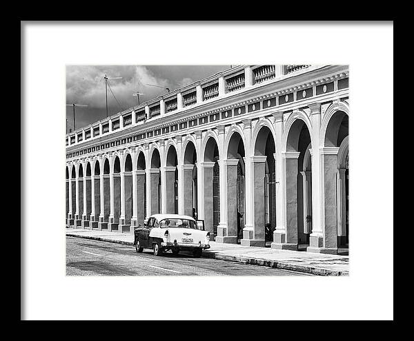 Architectural Photographer Framed Print featuring the photograph Cienfuegos, Cuba by Lou Novick